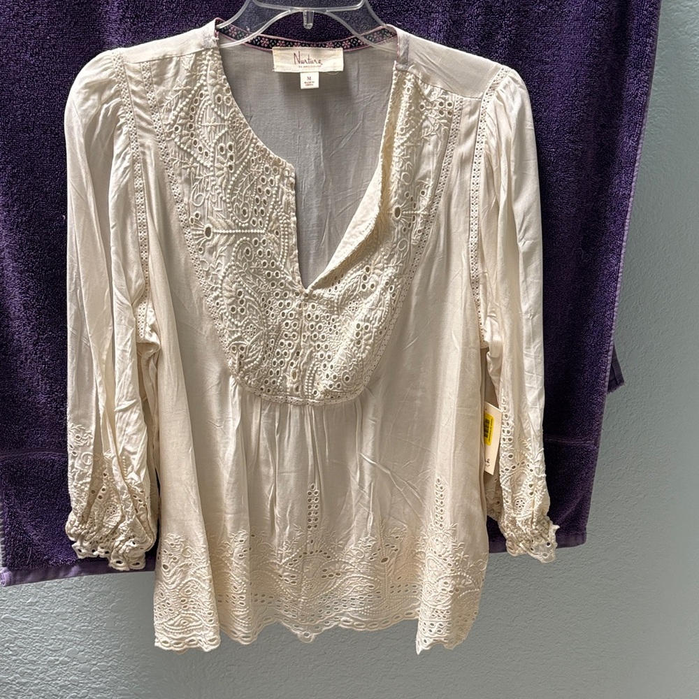 Cream colored top